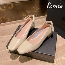 Load image into Gallery viewer, Beige-Leather-High-Heels-with-Bow-Knot-Design-product-shots