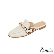 Load image into Gallery viewer, Leather Mules with Special Design