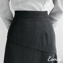 將圖片載入圖庫檢視器 Black-Cotton-Bias-Cut-Long-Dress-model-shots-3