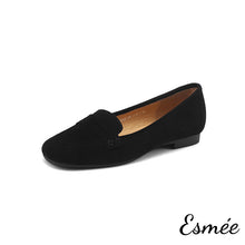 Load image into Gallery viewer, Black-Extra-Soft-Suede-Loafers-product-shots-white-background
