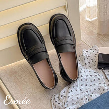 Load image into Gallery viewer, Black-Leather-Loafers-product-shots