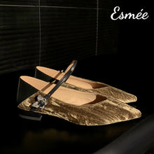 將圖片載入圖庫檢視器 Gold-Pleuche-Maryjane-with-Butterfly-Buckle-product-shots