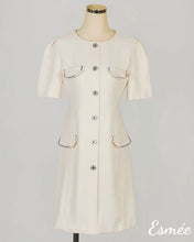 將圖片載入圖庫檢視器 Korean Cotton One Piece with Four Pockets Design