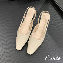 將圖片載入圖庫檢視器 Ivory-Leather-High_Heel-Slingback-product-shots