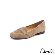Load image into Gallery viewer, Khaki-Extra-Soft-Suede-Loafers-product-shots-white-background