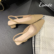 將圖片載入圖庫檢視器      Khaki-Leather-High_Heel-Slingback-product-shots