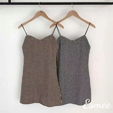 將圖片載入圖庫檢視器 Korean-Cotton-One-Piece-with-Dogstooth-Design-product-shots
