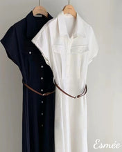 將圖片載入圖庫檢視器 Korean-Cotton-One-Piece-with-Shirt-and-Belt-Design-product-shots