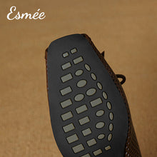 Load image into Gallery viewer, Leather-Flats-with-Bow-Knot-and-Peep-Toe-Design-product-shots-detail-1