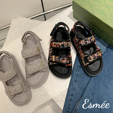 將圖片載入圖庫檢視器 Leather-Sandals-with-Thickened-Outsole-product-shots