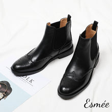 將圖片載入圖庫檢視器 Invisible Increased-height 7cm Brogue Boots