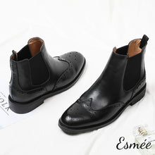 將圖片載入圖庫檢視器 Invisible Increased-height 7cm Brogue Boots
