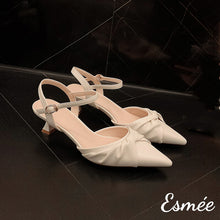將圖片載入圖庫檢視器 Beige-Leather-High-Heel-Sandals-with-Special-Design-product-shots