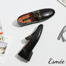 將圖片載入圖庫檢視器 Black-leather-horsebit-loafers-product-shots