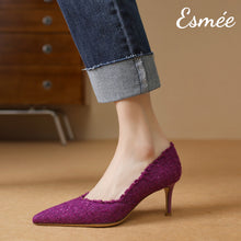 將圖片載入圖庫檢視器 Purple-Farbics-High-Heels-model-shots