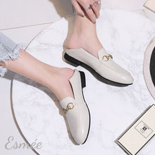 將圖片載入圖庫檢視器 White-leather-horsebit-loafers-model-shots