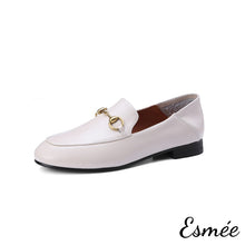 將圖片載入圖庫檢視器 White-leather-horsebit-loafers-product-shots-white-background