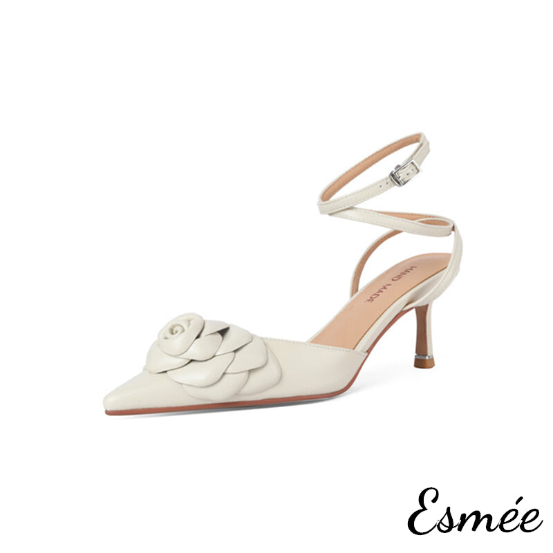 Beige-Leather-High-Heel-Sandals-with-Rosebud-Design-product-shots-white-background