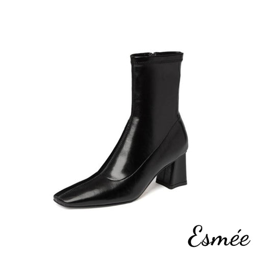 Black-Leather-Ankle-Boots-with-7cm-Block-Heels-product-shots-white-background