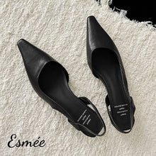 將圖片載入圖庫檢視器 Black-Leather-High-Heel-D_Orsay-Slingback-product-shots
