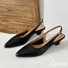 將圖片載入圖庫檢視器 Black-Leather-High-Heel-Slingback-product-shots
