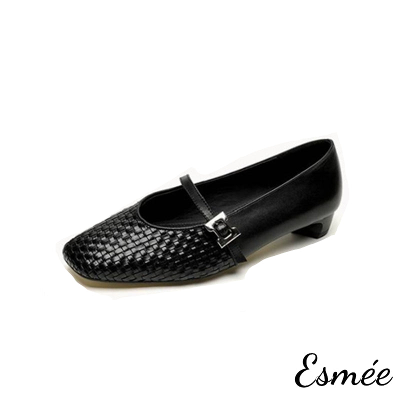 Black-Leather-Maryjanes-with-Woven-Design-product-shots-white-background