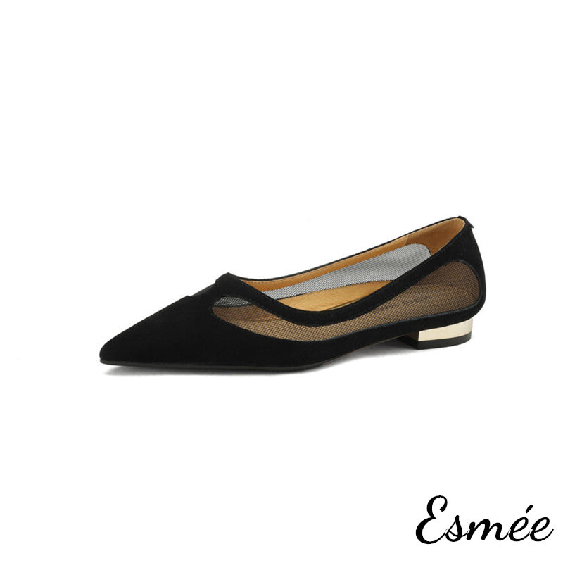 Black-Suede-Flats-with-Net-Design-product-shots-white-background