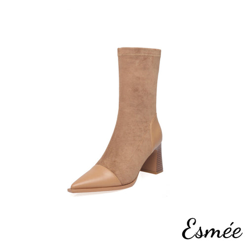 Camel-Suede-Mid-Boots-with-Leather-Toe-and-Heel-Cap-product-shots-white-background