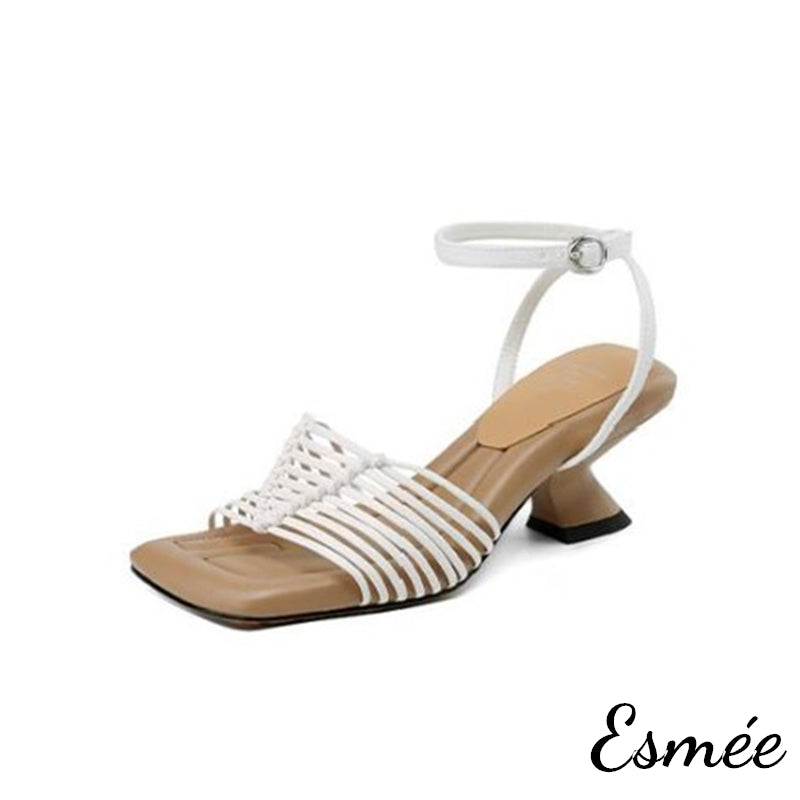 Ivory-Leather-High-Hee-Sandals-with-Ankle-Straps-_-Woven-Design-product-shots-white-background