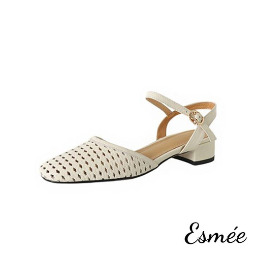 Ivory-Leather-Sandals-with-Hole-Design-product-shots-white-background