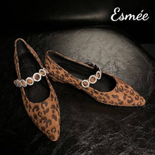 將圖片載入圖庫檢視器 Leopard-Suede-Maryjanes-with-Rhinestone-Straps-and-3-cm-Invisible-Increased-Height-Design-product-shots
