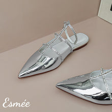 將圖片載入圖庫檢視器 Silver-Patent-Leather-Sandals-with-Diamond-Caged-Straps-product-shots
