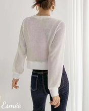 Load image into Gallery viewer, Korean Cotton Knit Sweater
