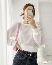 將圖片載入圖庫檢視器 Korean Cotton Knit Sweater
