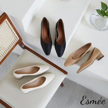 Load image into Gallery viewer, Dress Shoes with 3.5 cm Block Heels
