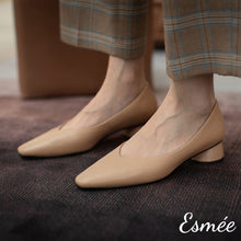 將圖片載入圖庫檢視器 【Size 36 Special Offer】Dress Shoes with 3.5 cm Block Heels
