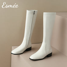 將圖片載入圖庫檢視器 Beige-Leather-Long-Boots-product-shots
