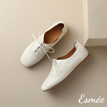 將圖片載入圖庫檢視器 Beige-Leather-Oxford-Shoes-product-shots
