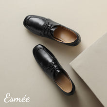 將圖片載入圖庫檢視器 Black-Lambskin-Leather-High-Heel-Loafers-product-shots
