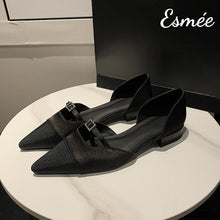 將圖片載入圖庫檢視器 Black-Silk-D_Orsay-Shoes-with-Buckle-Straps-Design-product-shots
