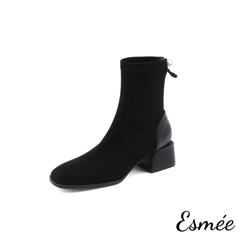 Black-Suede-Ankle-Boots-with-Pearl-Design-product-shots-white-background