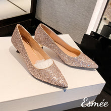 將圖片載入圖庫檢視器 Champagne-Glitter-High-Heels-product-shots
