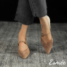 Load image into Gallery viewer, Suede Dual Color High Heels
